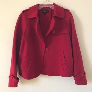 Stylish Short Trench Wool Blend Jacket